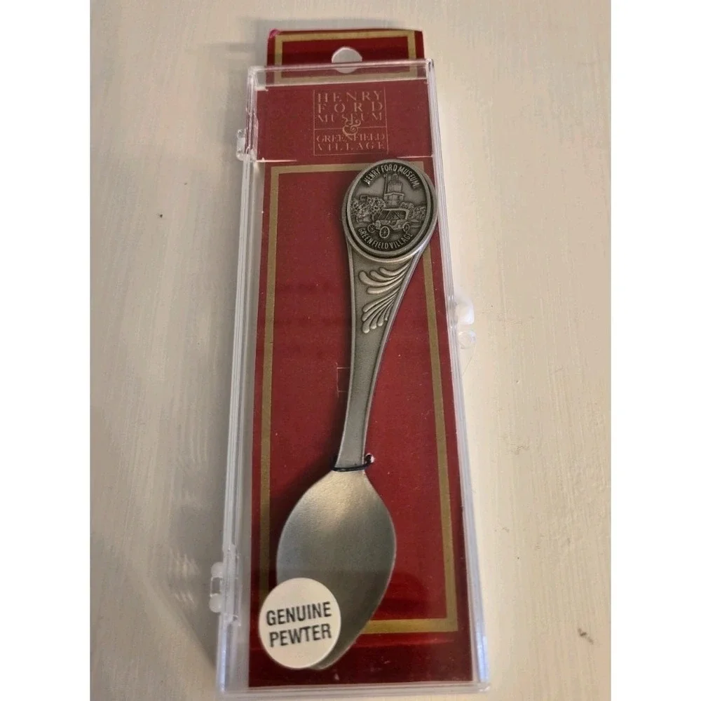 Henry Ford Museum Greenfield Village Souvenir‎ Spoon Genuine Pewter